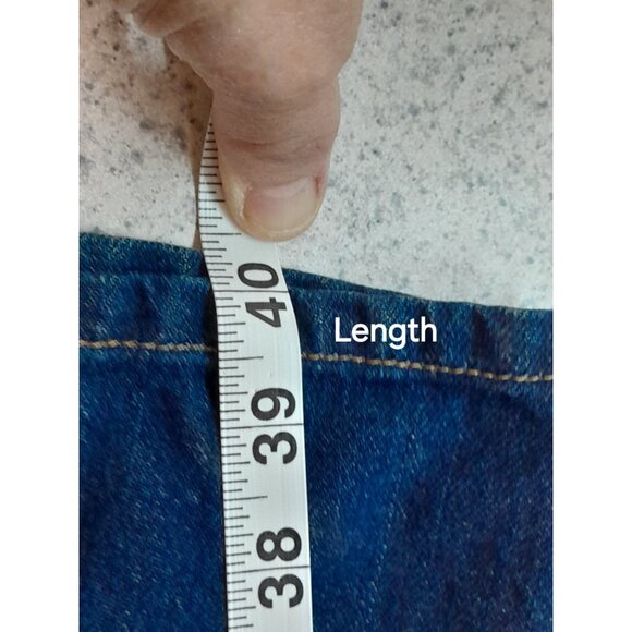 Vintage LL Bean Mens Natural Fit 35X30 Straight Leg Medium Wash Jeans - Picture 8 of 14